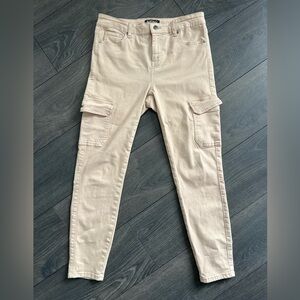 Buffalo David Bitton Women's Cream Skinny Jeans